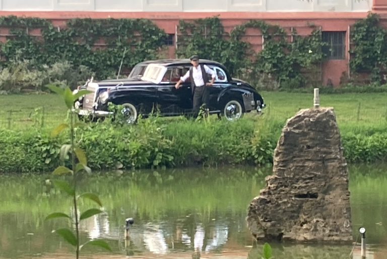 Ausfahrt mit einem Mercedes Oldtimer in Franken, Steigerwald, Würzburg und Volkach